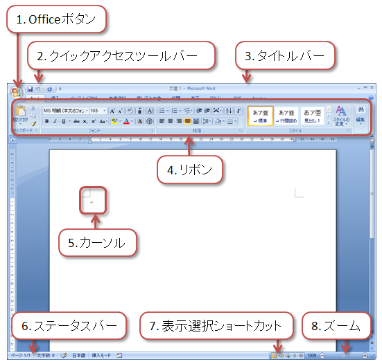 Word の画面