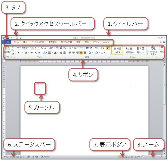 Word の画面