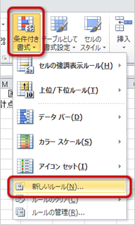 条件付き書式