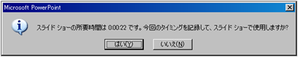 リハーサルの確認